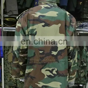 Wholesale Woodland Winter Men Camouflage M65 Field Army Jacket thumbnail-4