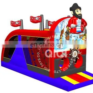 Inflatable Obstacle, Kids Inflatable Obstacle, Pirate Ship Inflatable Obstacle for Sale thumbnail-1