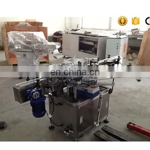 SUS304 Stainless Steel Automatic Round Bottle Fixed-position Sticker Labeling Machine With Date Printer thumbnail-6