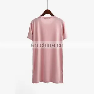 OEM Fashion Printed Elk Patterns Women Long T Shirt thumbnail-5