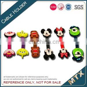 Soft Pvc Cell Phone Headphone Cable Cord Holder thumbnail-2