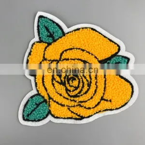 Wholesale Custom 100% Polyester Embroidery Chenille Patches For Clothing thumbnail-1