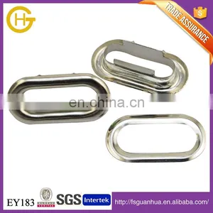 Colored Nickle Iron Metal Shoe Eyelets Black thumbnail-1