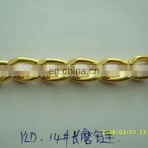 Shining Custom Metal Link Chain / Stainless Steel Ball Chain Link Closely thumbnail-2