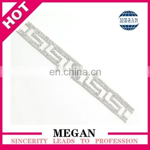 Crystal Clear Square Rhinestone Bikini Back Connector Barely Visible Connector thumbnail-1