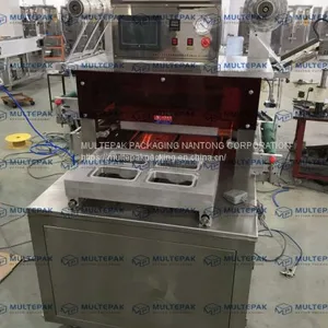 Multepak High Quality Vertical MAP Vacuum Tray Sealer for Raw Meat and Cooked Meat Packaging thumbnail-1