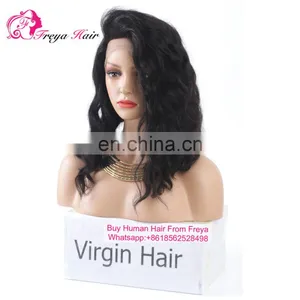 2017 Bob Style Glueless Short Lace Wig Brazilian Human Hair Lace Front Wigs Overnight Delivery Side Part Lace Front Wigs thumbnail-3