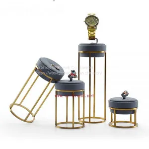 Fashion Custom Watch Jewelry Display Set Metal Watch Stand Wholesale thumbnail-1