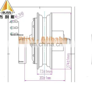 Brushless Hub Motor 24/36/48v Hub Motor Scooter 1000w 1500w Electric Skateboard Longboard Hub Motor thumbnail-3