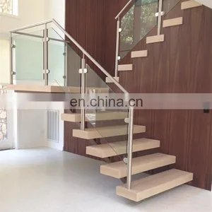 Hot Selling Stainless Steel Balustrade Stair Railing Hanrail Post Glass Clamp Fittings thumbnail-6
