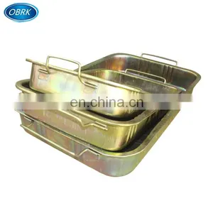Auto Engine Oil Drip Tray Metal Large Oil Drain Pan With Handle thumbnail-4