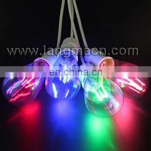 St58 Dimmable St58 Clear Amber Glass 2200k E22 E27 B22 3.5W RGB Carbon Led Filament Bulb thumbnail-4
