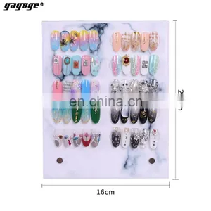 Nail Art Salon Acrylic Nail Display Book Chart Nail Gel Trays OEM Acceptable 20*16CM thumbnail-1