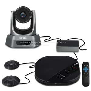 Hotrain FXAO3000E 10x Zoom 1080P HD Camera Microphone Speaker Docking Station Audio/Video Conferencing Set thumbnail-1