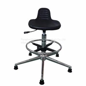 Lift Bar Chair Laboratory Bench Factory Dust Free Workshop Assembly Line Rotating Antistatic Chair thumbnail-3