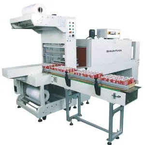 PE Film Plastic Shrink Wrap Machine for Oil Bottle thumbnail-1