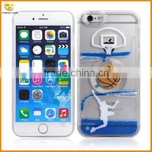 High Quality Clear Flow Liquid Crystal Case for Iphone 6 thumbnail-3