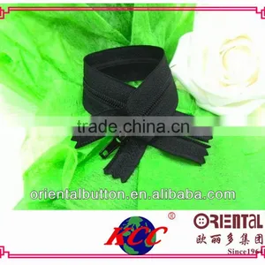 3# Black Fabric Tape Nylon Zipper KCC Zipper thumbnail-1
