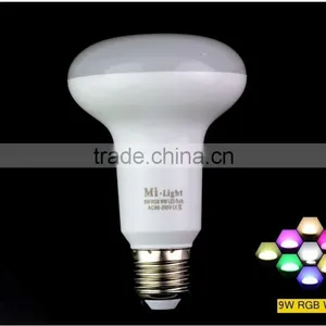 50000 Hours Lifespan 9W RGBW Mi.light E27 WiFi LED Bulb 6000-6500K Color Temperature Adjustable With Free Remote Android IOS APP thumbnail-4