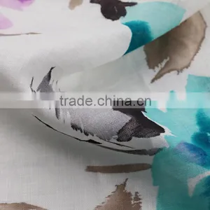 Printed Ink Fabric,women's Fashion Dress Fabric 2015,100% Linen Fabric thumbnail-1