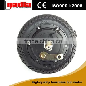 8 Inch 24V350w Gearless Motor Brushless Gearless Electric Scooter Hub Motor Brushless Motor thumbnail-1