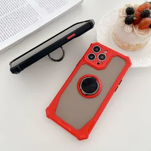 Pu Leather 11 Mobile Phone Bags Cases U Shield Ring Universal Fine Hole Sublimation Cell Case For Iphone For Huawei For Samsung thumbnail-4