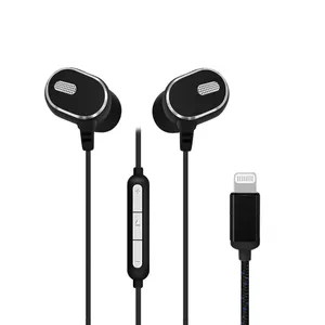 8 Pin Wired Earphone Headset Headphone for Iphone Mobile XS XS Max thumbnail-1