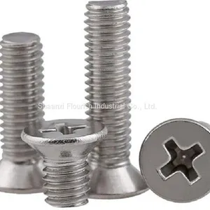 DIN 965 Standard Cross Recessed Countersunk Phillips Machine Screw M2 - M8 thumbnail-1