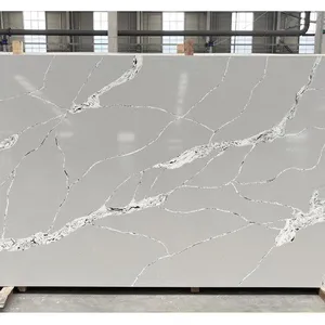 Code：6781，Calacatta Artificial Stone Quartz Slab Kitchen Countertops thumbnail-1