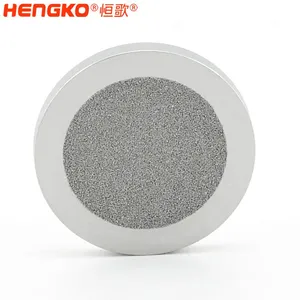 Hengko 0.1 to 90μ M Sintered Porous Metal Powder 316L Stainless Steel Filter Disc thumbnail-1