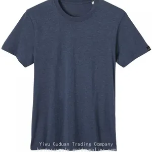 Top Selling Solid Color 100% Cotton O-Neck Short Sleeve Soft Tshirt T-shirt For Men From Bangladesh thumbnail-3