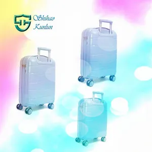 Large Capacity 4-Wheel Spinner Suitcase Luggage Set Lightweight 360 Degree Wheels Unisex Vintage Travel Luggage Set-3 Pieces thumbnail-4
