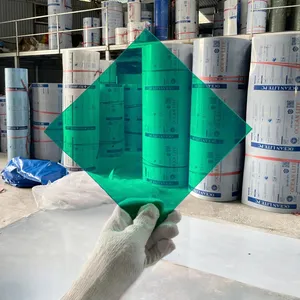 Green Plastic 3mm Polycarbonate Sheet pc Solid Sheet China Manufacturer thumbnail-1