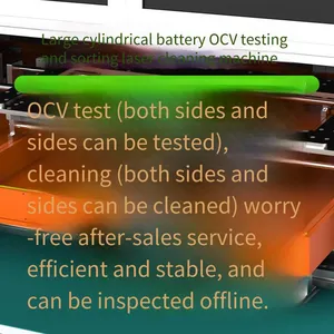 Integrated Machine for Large Cylindrical Ocv Testing, Sorting and Laser Cleaning; Integrated Machine for Cylindrical Battery Ocv Cleaning and Sorting thumbnail-4