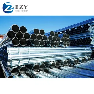 Hot Dipped Galvanized Round Steel Pipe GI Pipe Pre Galvanized Steel Pipe Galvanized Tube for Construction thumbnail-5
