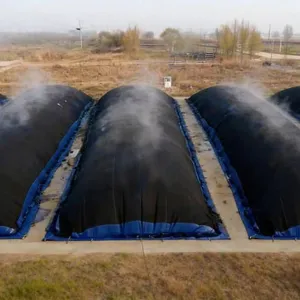 Ncs Sludge, Domestic Waste, and Organic Waste Covered Nano Composting Film, Fermentation Composting Film, Air Flow Film thumbnail-3