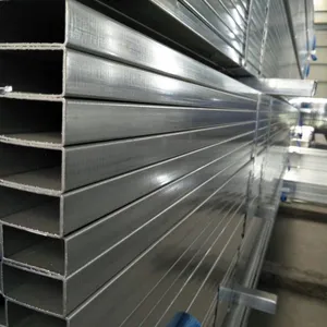 Hot Dip Galvanized Steel Pipe Zinc Coating Square Rectangular Tube Pipe for Construction thumbnail-3