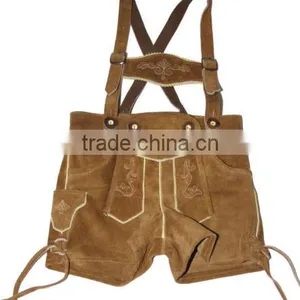 German Bavarian Lederhosen, Lederhosen Costume, Trachten Lederhosen Braun thumbnail-1