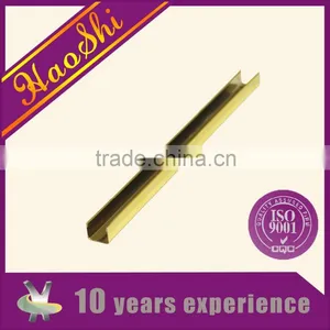 Stainless Steel or Aluminum U Shape Type Tile Trim for Decoration thumbnail-1
