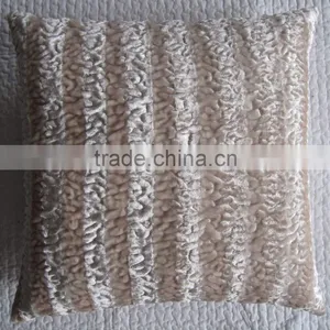 Silk Velvet Embroidery Cushion thumbnail-2