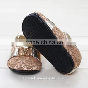 2016 Latest New Princess Girls Shoes Golden Sequin Baby Tollder Shoes thumbnail-5