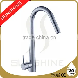 SSDS8652 Brass Pull Down Faucet For Kitchen Sink thumbnail-1