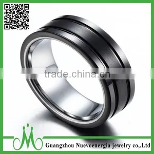 High Quality Wholesale Ring for Men Tungsten Carbide Jewelry Fashion Mens Tungsten Carbide Ring thumbnail-2