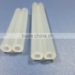 Double Lumen Tube, Double Silicone Tube, Silicone Lumen Tube thumbnail-1