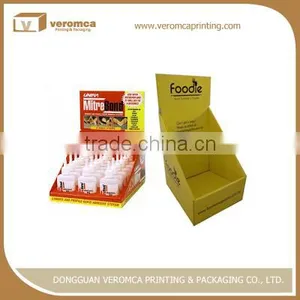 Veromca Printing Chocolate Shelf Cardobard Display Corrugated Cosmetics Display thumbnail-1