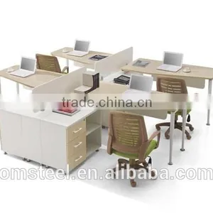 Office Furniturn Soild Wooden Modern Workstation Table thumbnail-4