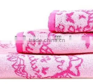 100% Organic Cotton Printed Bath Towel/towel Set thumbnail-1