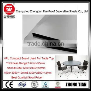 Office Table Top Compact Laminate Table Top HPL Laminate Sheet Decorative High-Pressure Laminates thumbnail-1