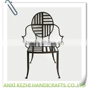 KZ140068 Antique Iron Metal Cafe Bar Stool thumbnail-4