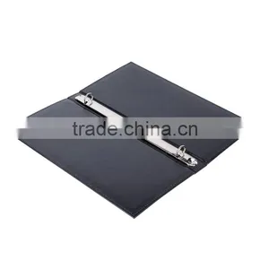 Black High Quality Leather Wine List Folder Menu Cover for Resturant thumbnail-3